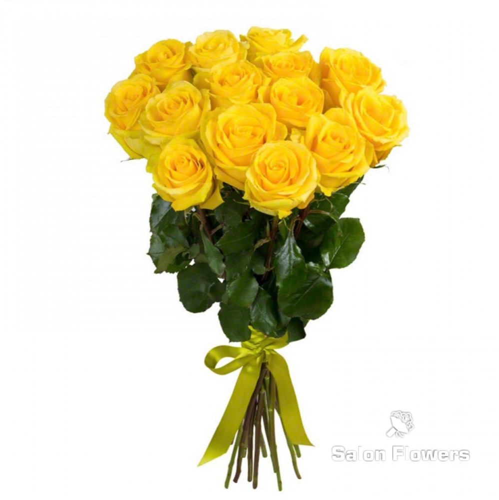 Букет жёлтых роз" (15 шт.)